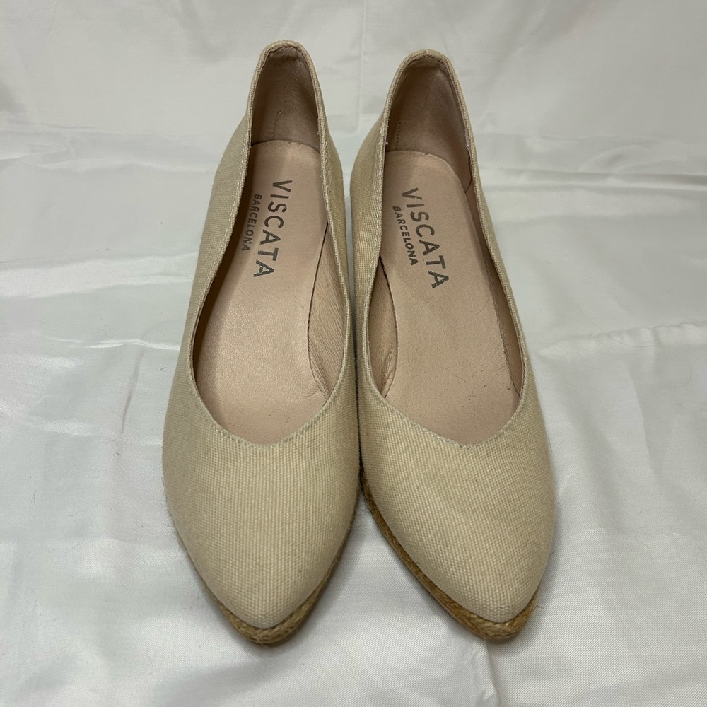 Viscata Barcelona Women's Tan Espadrille wedges